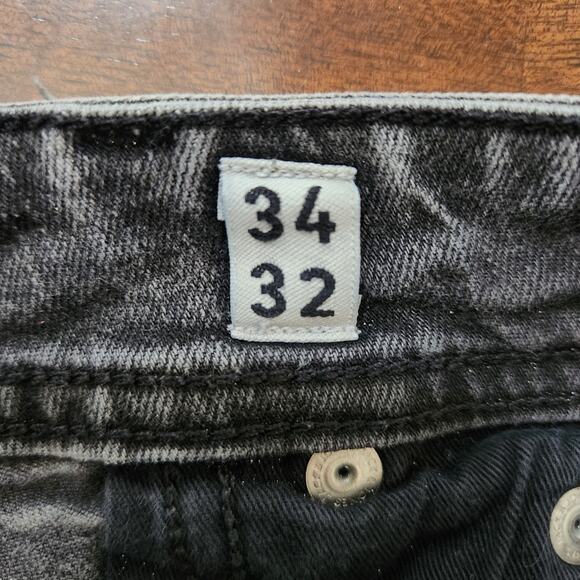 Jack & Jones Men's Slim Fit/Tim Distressed Jean Gray Wash Size 34x32 - Picture 7 of 10